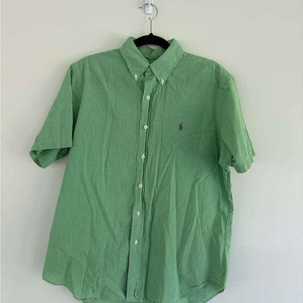 Ralph Lauren Men’s Large Green Button Down Shirt